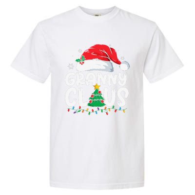 Granny Claus Matching Group Xmas Family Christmas Pajama Garment-Dyed Heavyweight T-Shirt