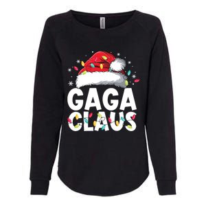 Gaga Claus Matching Family Pajamas Funny Christmas Party Gift Womens California Wash Sweatshirt