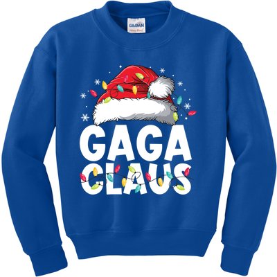 Gaga Claus Matching Family Pajamas Funny Christmas Party Gift Kids Sweatshirt