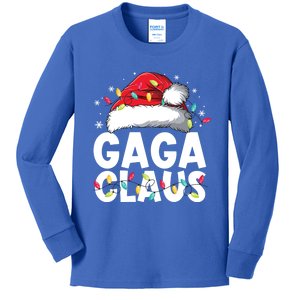 Gaga Claus Matching Family Pajamas Funny Christmas Party Gift Kids Long Sleeve Shirt