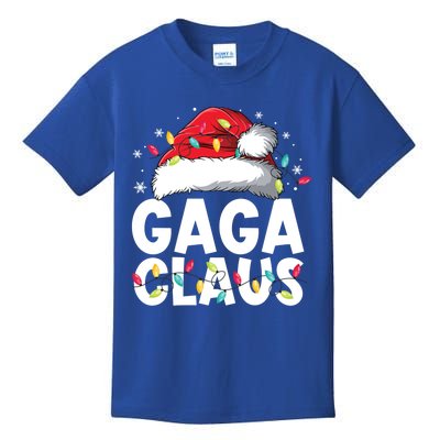 Gaga Claus Matching Family Pajamas Funny Christmas Party Gift Kids T-Shirt