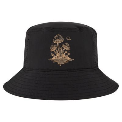 Goblincore Cottagecore Mushrooms Fungi Aesthetic Cool Comfort Performance Bucket Hat