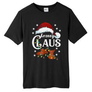 Granny Claus Matching Family Christmas Pajamas Xmas Santa Co Gift Tall Fusion ChromaSoft Performance T-Shirt