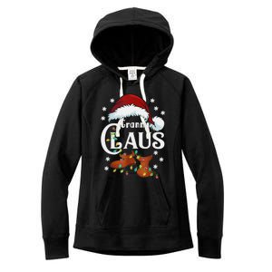 Granny Claus Matching Family Christmas Pajamas Xmas Santa Co Gift Women's Fleece Hoodie