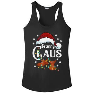 Granny Claus Matching Family Christmas Pajamas Xmas Santa Co Gift Ladies PosiCharge Competitor Racerback Tank