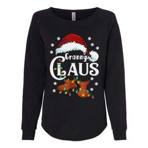 Granny Claus Matching Family Christmas Pajamas Xmas Santa Co Gift Womens California Wash Sweatshirt