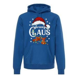 Granny Claus Matching Family Christmas Pajamas Xmas Santa Co Gift Premium Hoodie