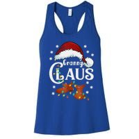 Granny Claus Matching Family Christmas Pajamas Xmas Santa Co Gift Women's Racerback Tank