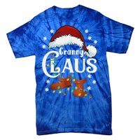 Granny Claus Matching Family Christmas Pajamas Xmas Santa Co Gift Tie-Dye T-Shirt