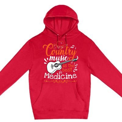 Guitar Country Music Lover Premium Pullover Hoodie