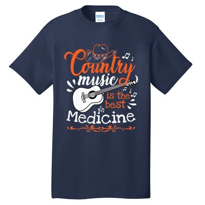 Guitar Country Music Lover Tall T-Shirt