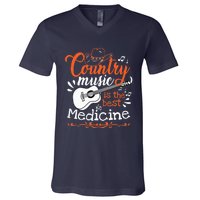 Guitar Country Music Lover V-Neck T-Shirt