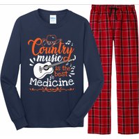 Guitar Country Music Lover Long Sleeve Pajama Set