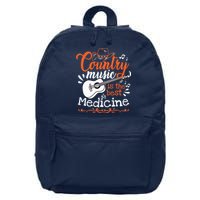 Guitar Country Music Lover 16 in Basic Backpack