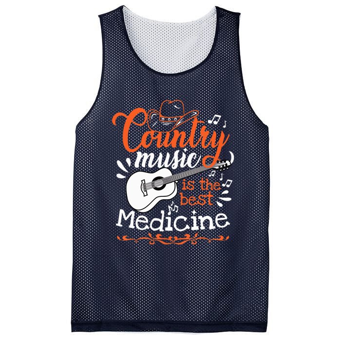 Guitar Country Music Lover Mesh Reversible Basketball Jersey Tank