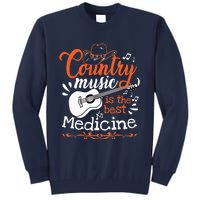 Guitar Country Music Lover Tall Sweatshirt