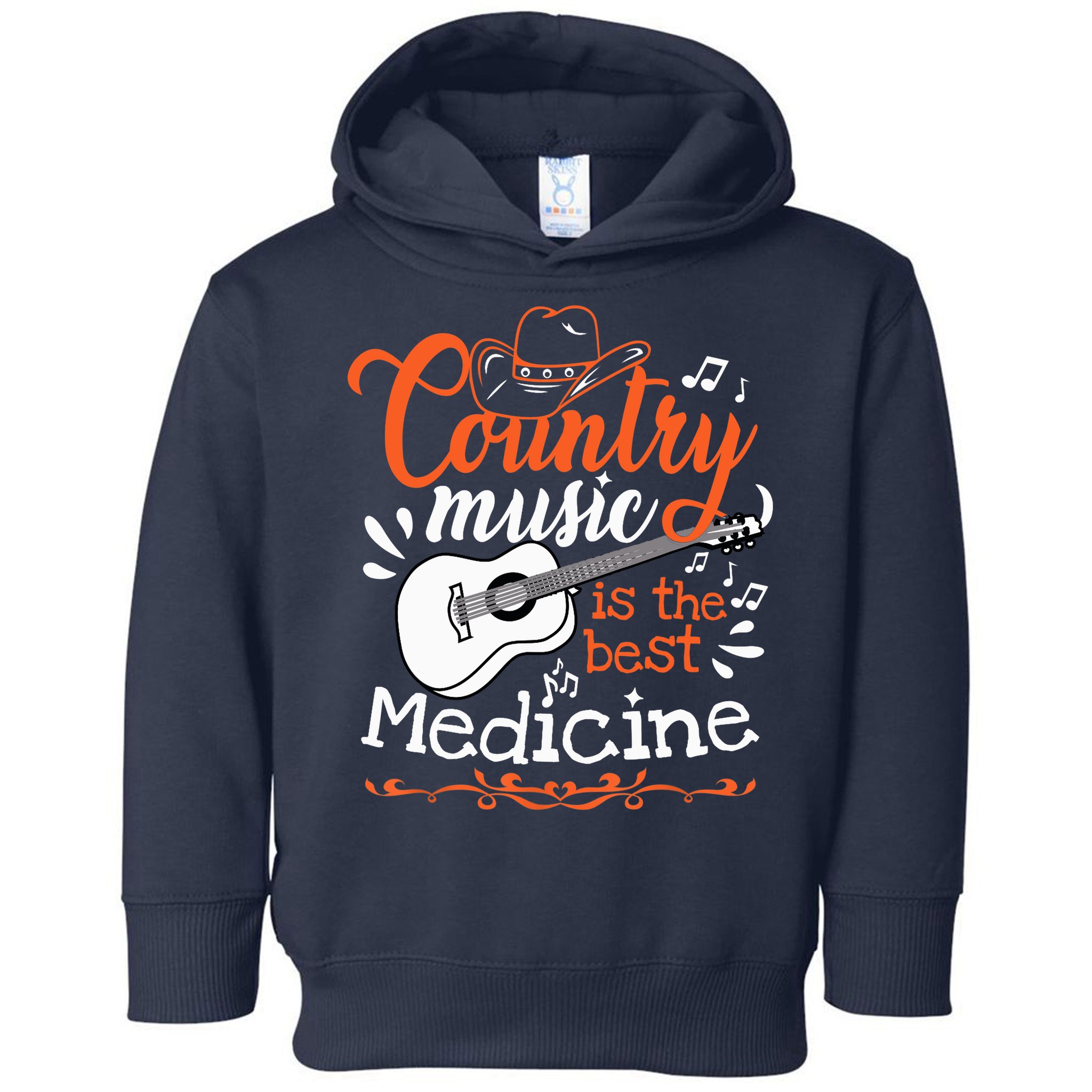Guitar Country Music Lover Toddler Hoodie