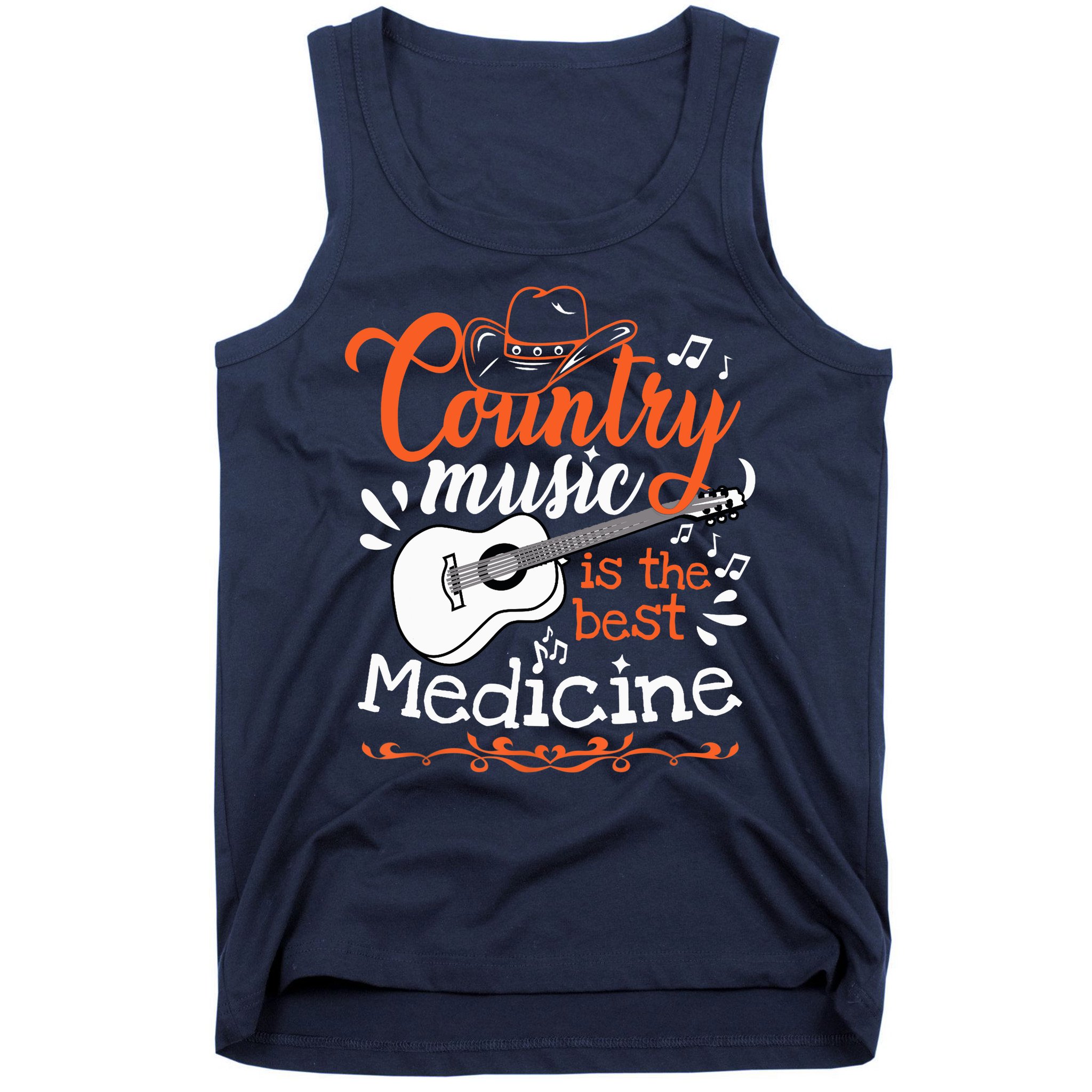 Guitar Country Music Lover Tank Top