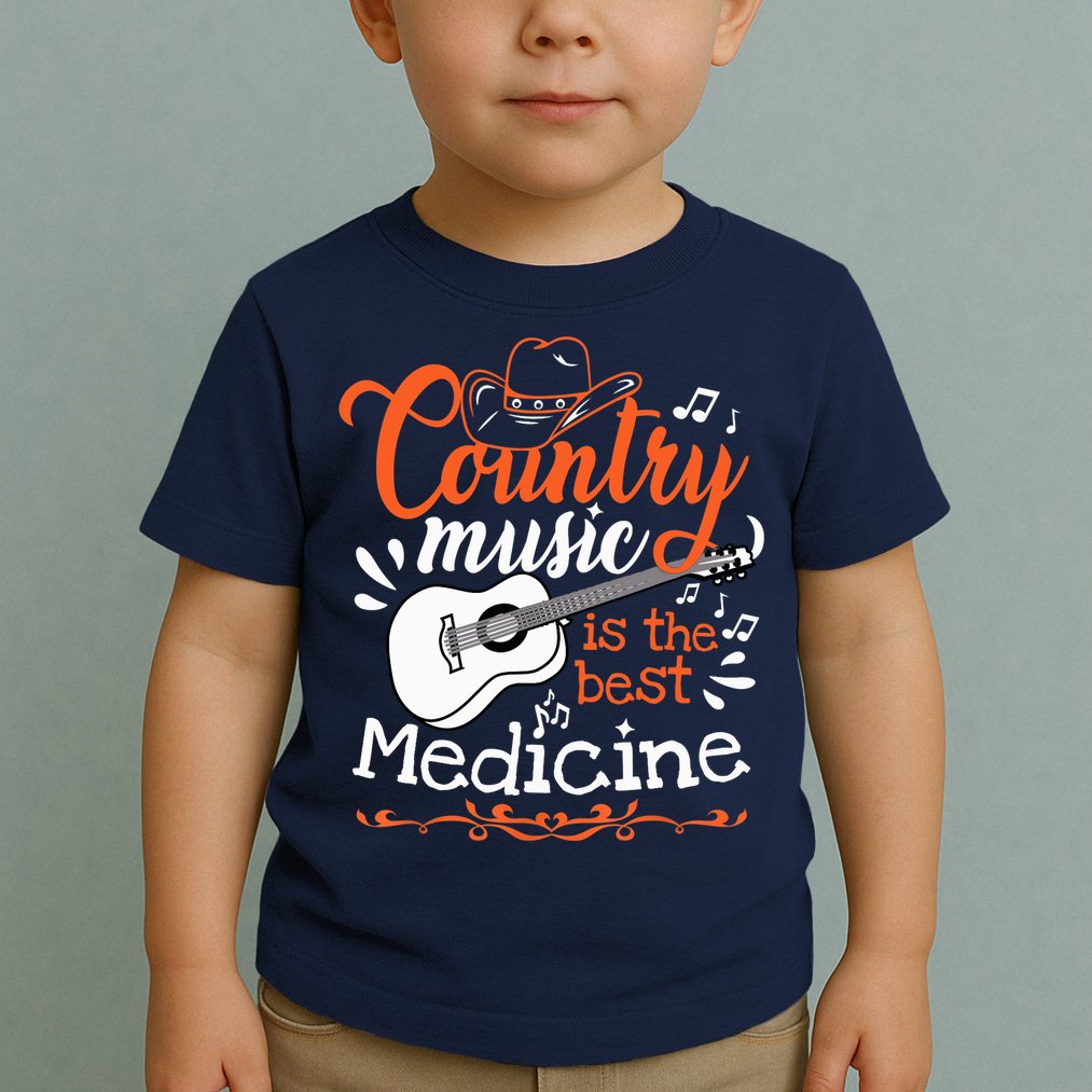 Guitar Country Music Lover Toddler T-Shirt