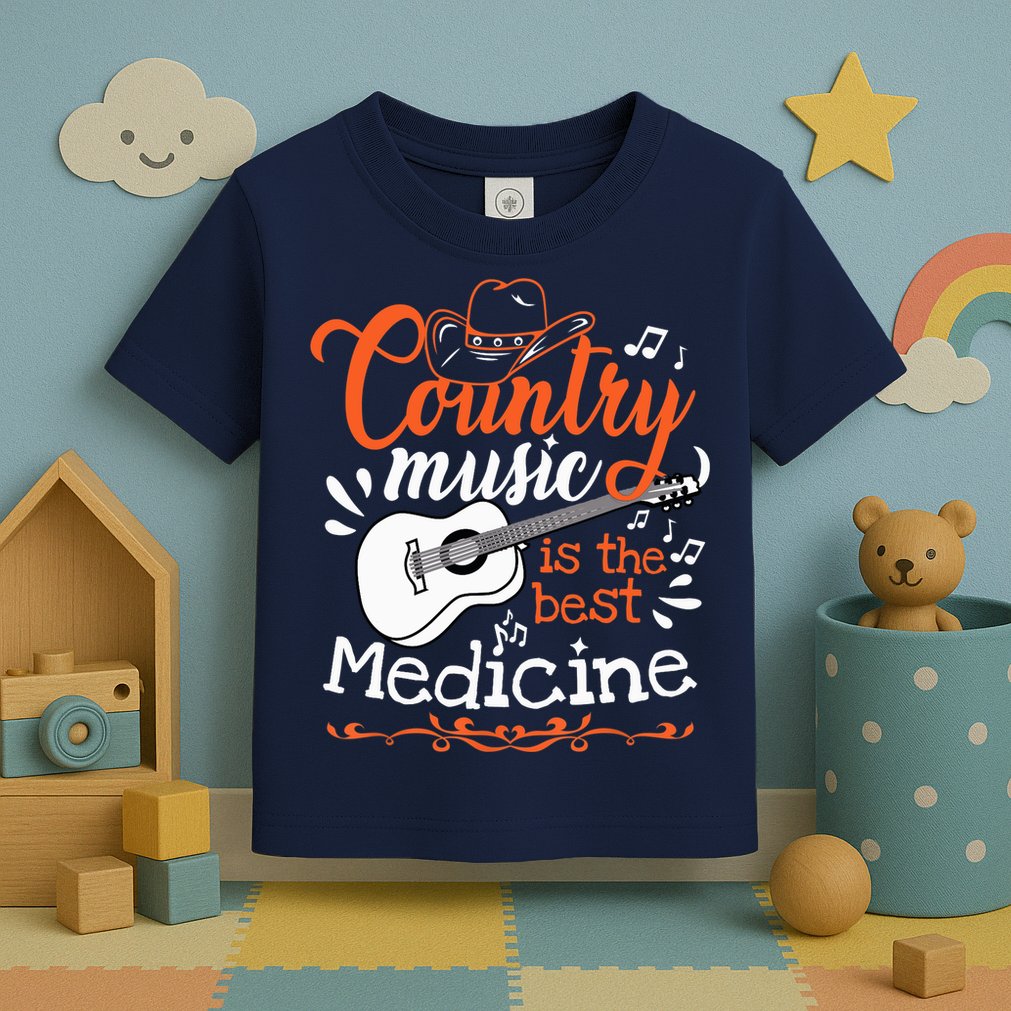 Guitar Country Music Lover Toddler T-Shirt