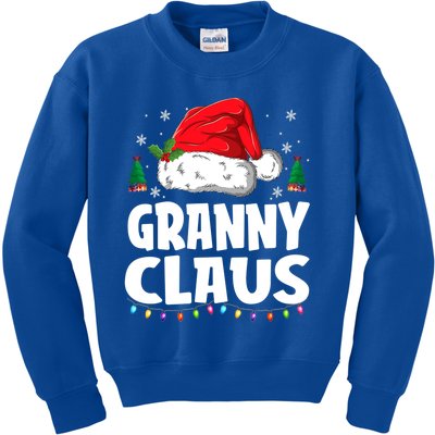 Granny Claus Matching Group Xmas Family Christmas Pajama Meaningful Gift Kids Sweatshirt