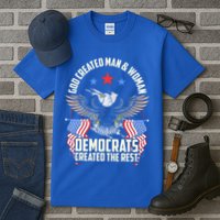 God Created Man And Woman Democrats Created The Rest Tall T-Shirt