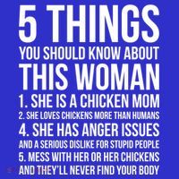 Gardening Chicken Mom 5 Things You Should Know Farmer Gift Premium T-Shirt