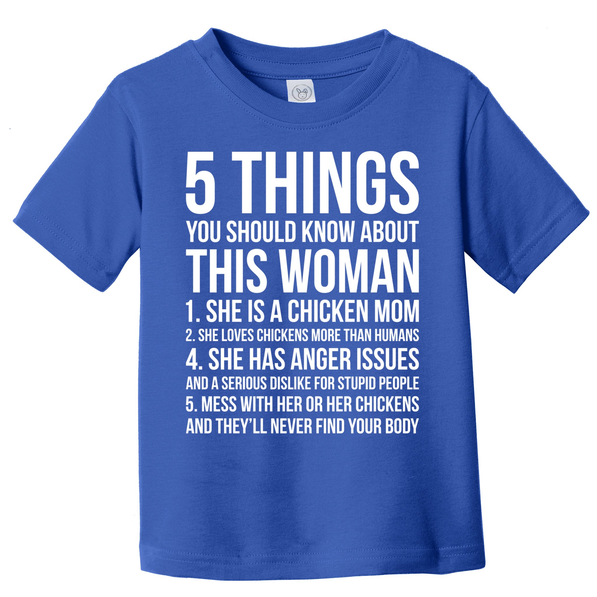 Gardening Chicken Mom 5 Things You Should Know Farmer Gift Toddler T-Shirt