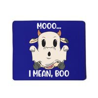 Ghost Cow Moo I Mean Boo Costume Halloween Gift Mousepad