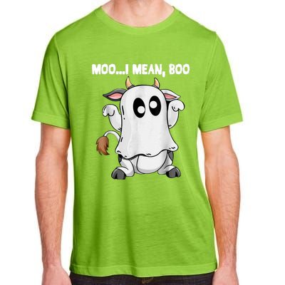 Ghost Cow Moo I Mean Boo Funny Halloween Cow Boo Meaningful Gift Adult ChromaSoft Performance T-Shirt