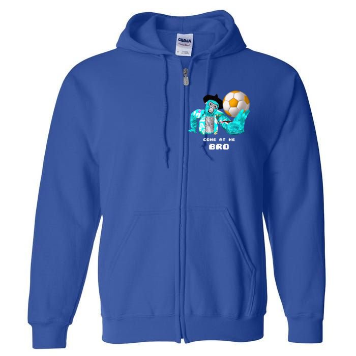 Gorilla Christmas  Monke Tag VR Gamer Full Zip Hoodie