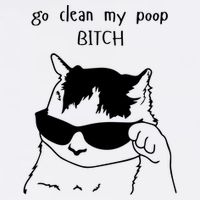 Go Clean My Poop Cat Humor For Cat Lovers Delight Cooling Performance Long Sleeve Crew