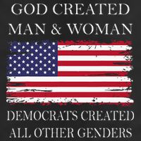 God Created Man & Woman Democrats Created All Other Genders 11oz C Handle Ceramic Mug