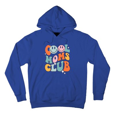 Groovy Cool Moms Club Funny Smile MotherS Day Gift Hoodie