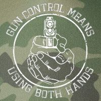 Gun Control Means Using Both Hands Legacy Tie Dye Trucker Hat