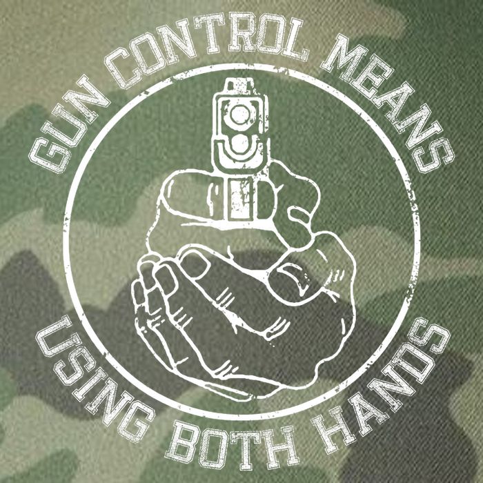Gun Control Means Using Both Hands Legacy Tie Dye Trucker Hat