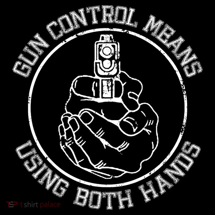 Gun Control Means Using Both Hands Mesh Reversible Basketball Jersey Tank