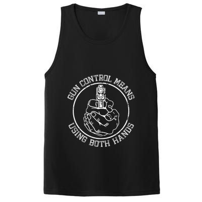 Gun Control Means Using Both Hands PosiCharge Competitor Tank