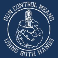 Gun Control Means Using Both Hands Infant Baby Jersey Bodysuit