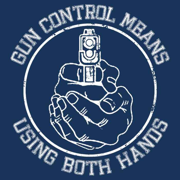 Gun Control Means Using Both Hands Infant Baby Jersey Bodysuit