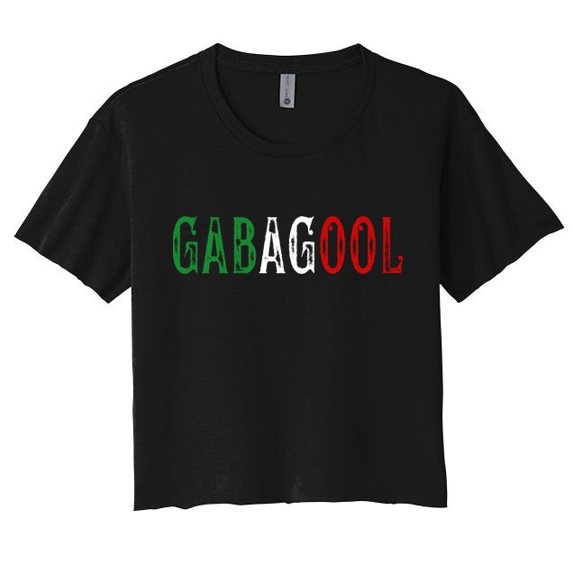Gabagool Capicola Meat New Jersey Italian Pride Gift Crop Top