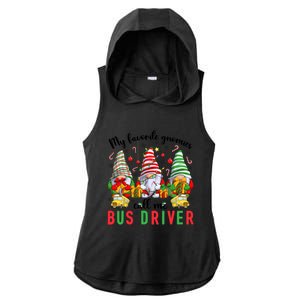 Gnomies Call Me Bus Driver Christmas Bus Driver Xmas Party Cute Gift Ladies PosiCharge Tri-Blend Wicking Draft Hoodie Tank