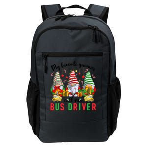 Gnomies Call Me Bus Driver Christmas Bus Driver Xmas Party Cute Gift Daily Commute Backpack