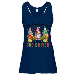 Gnomies Call Me Bus Driver Christmas Bus Driver Xmas Party Cute Gift Ladies Essential Flowy Tank