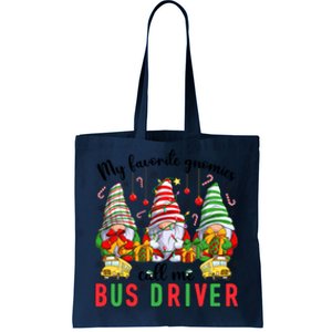 Gnomies Call Me Bus Driver Christmas Bus Driver Xmas Party Cute Gift Tote Bag