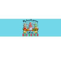 Gnomies Call Me Bus Driver Christmas Bus Driver Xmas Party Cute Gift Bumper Sticker