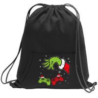 Gaming Christmas Matching Pajamas Funny Gamer Sweatshirt Cinch Pack Bag