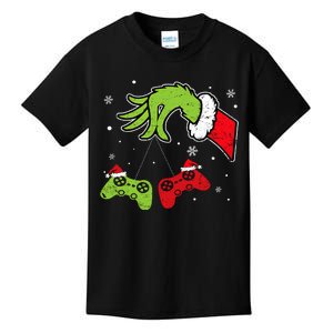 Gaming Christmas Matching Pajamas Funny Gamer Kids T-Shirt