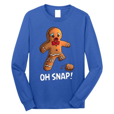 Gingerbread Christmas Market Baking Gingerbread Man Oh Snap Long Sleeve Shirt