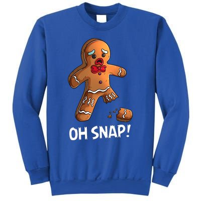 Gingerbread Christmas Market Baking Gingerbread Man Oh Snap Sweatshirt